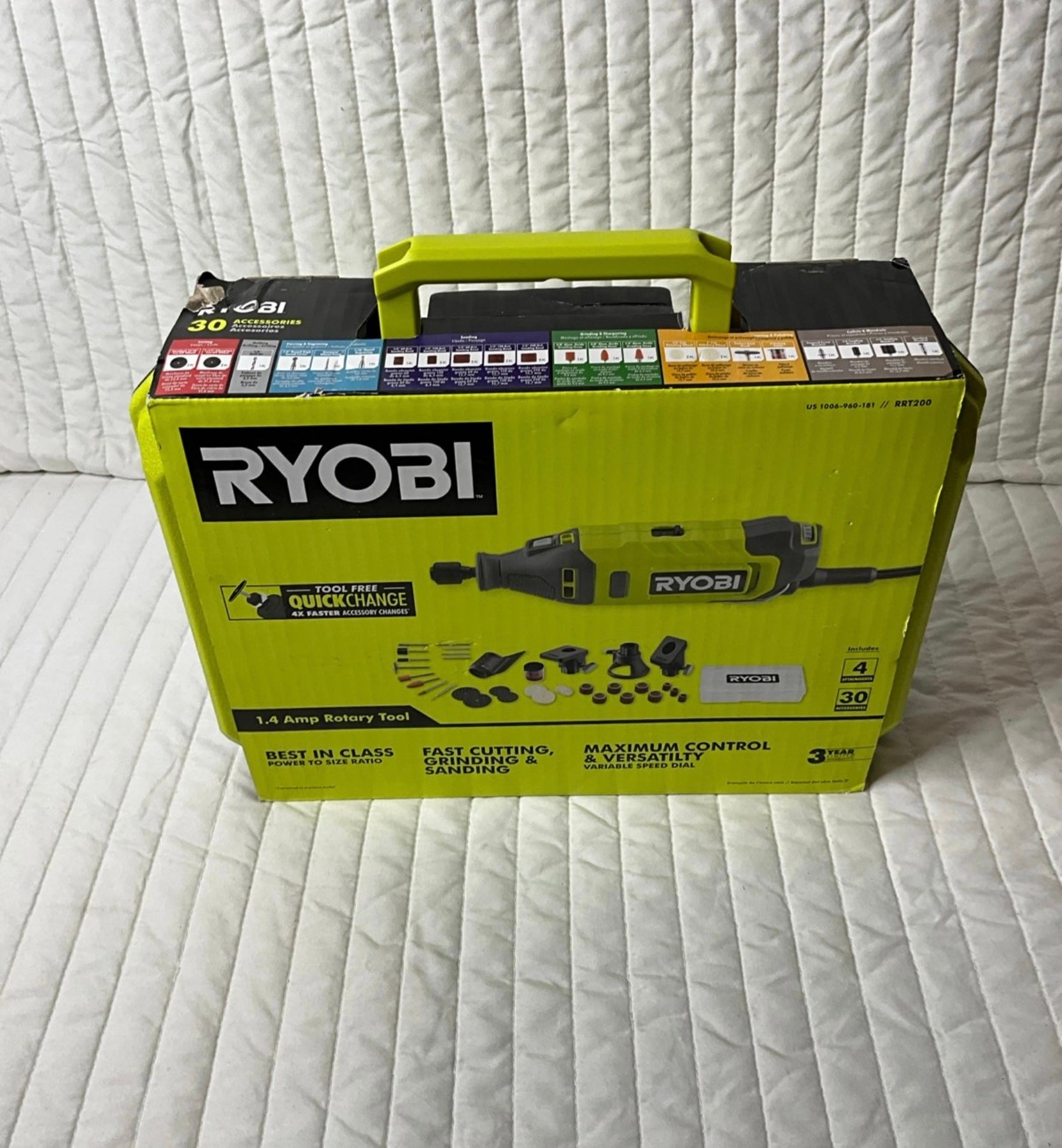 Ryobi 1.4 amp rotary tool kit