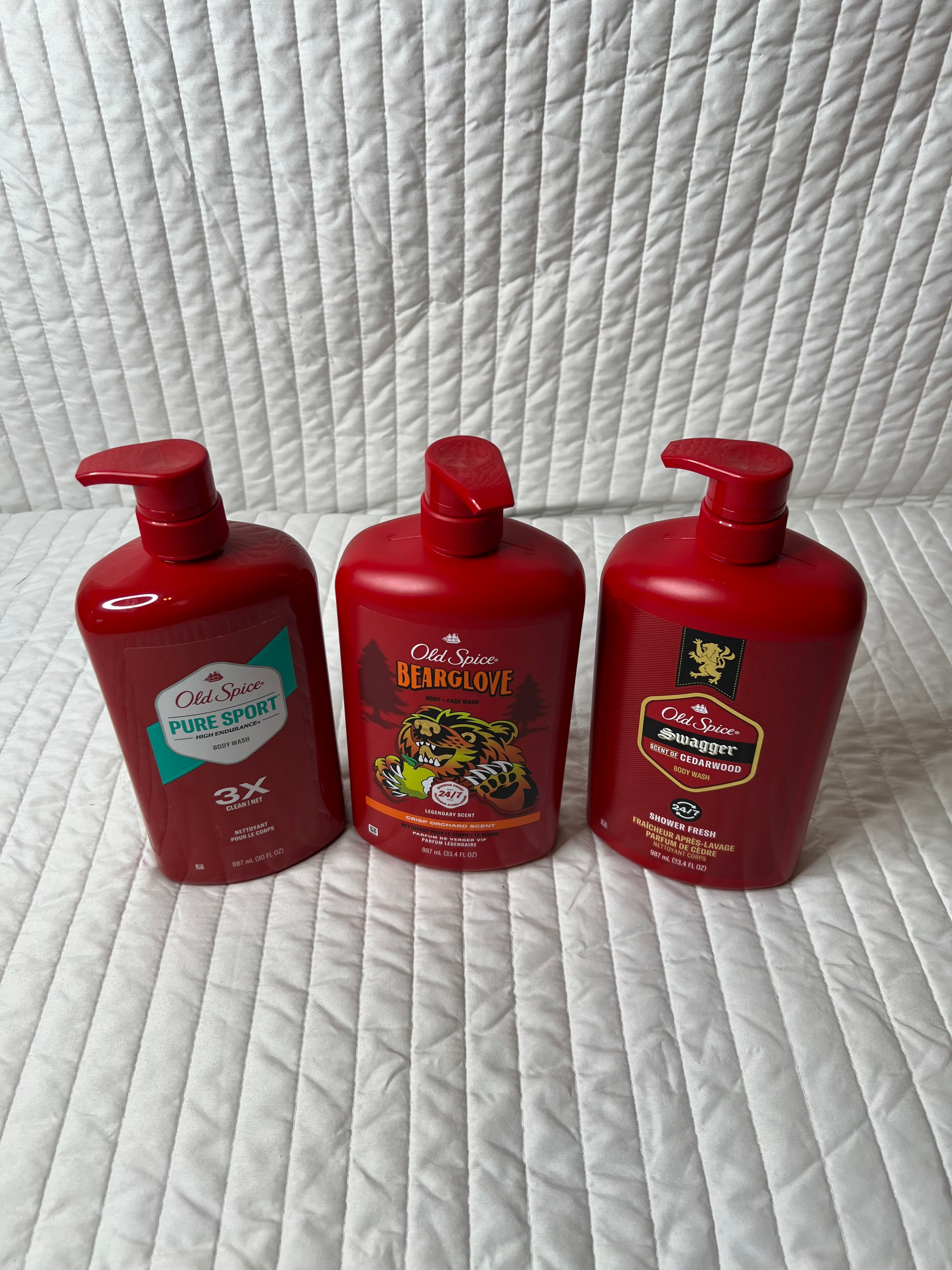 Old Spice body wash large set