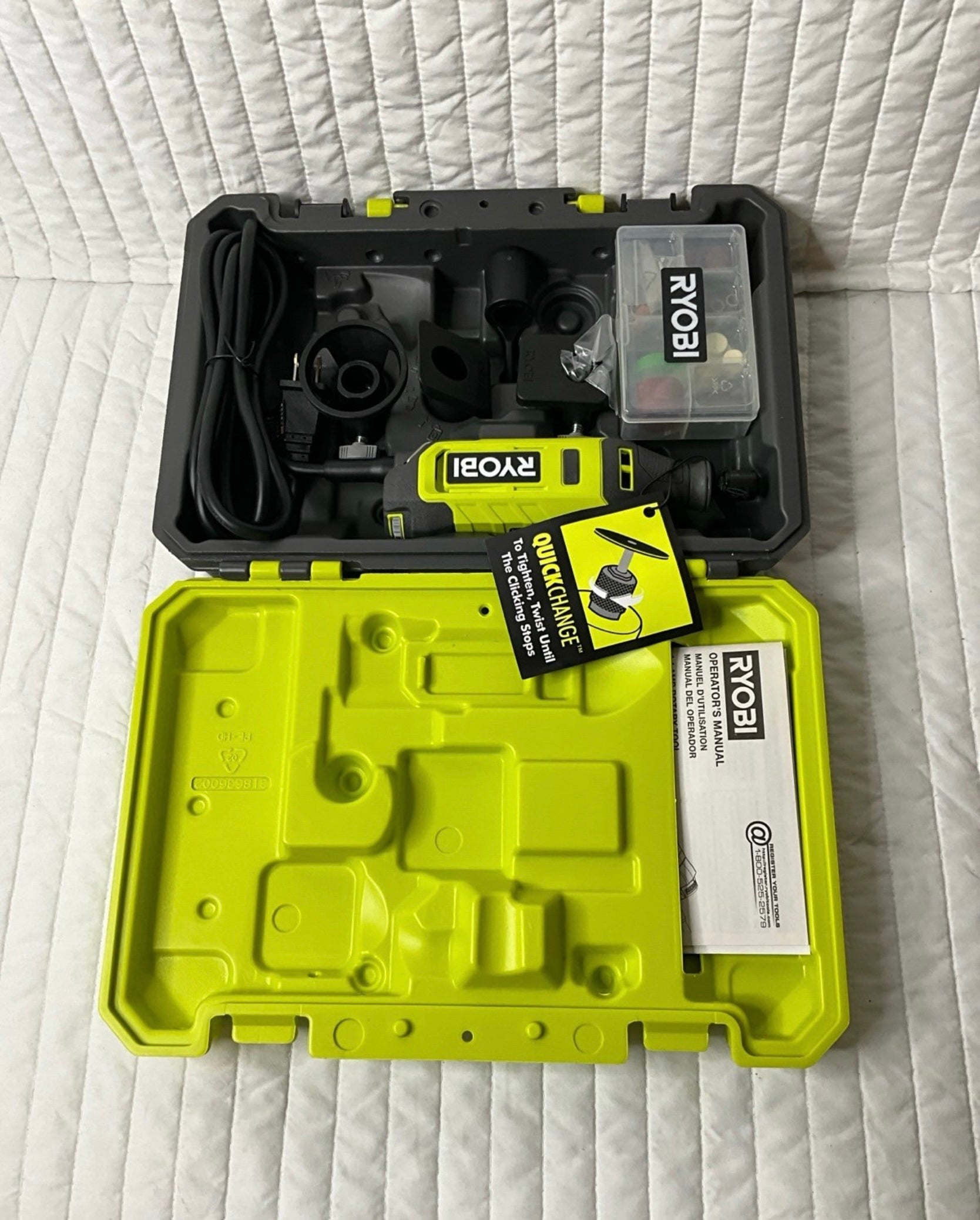 Ryobi 1.4 amp rotary tool kit