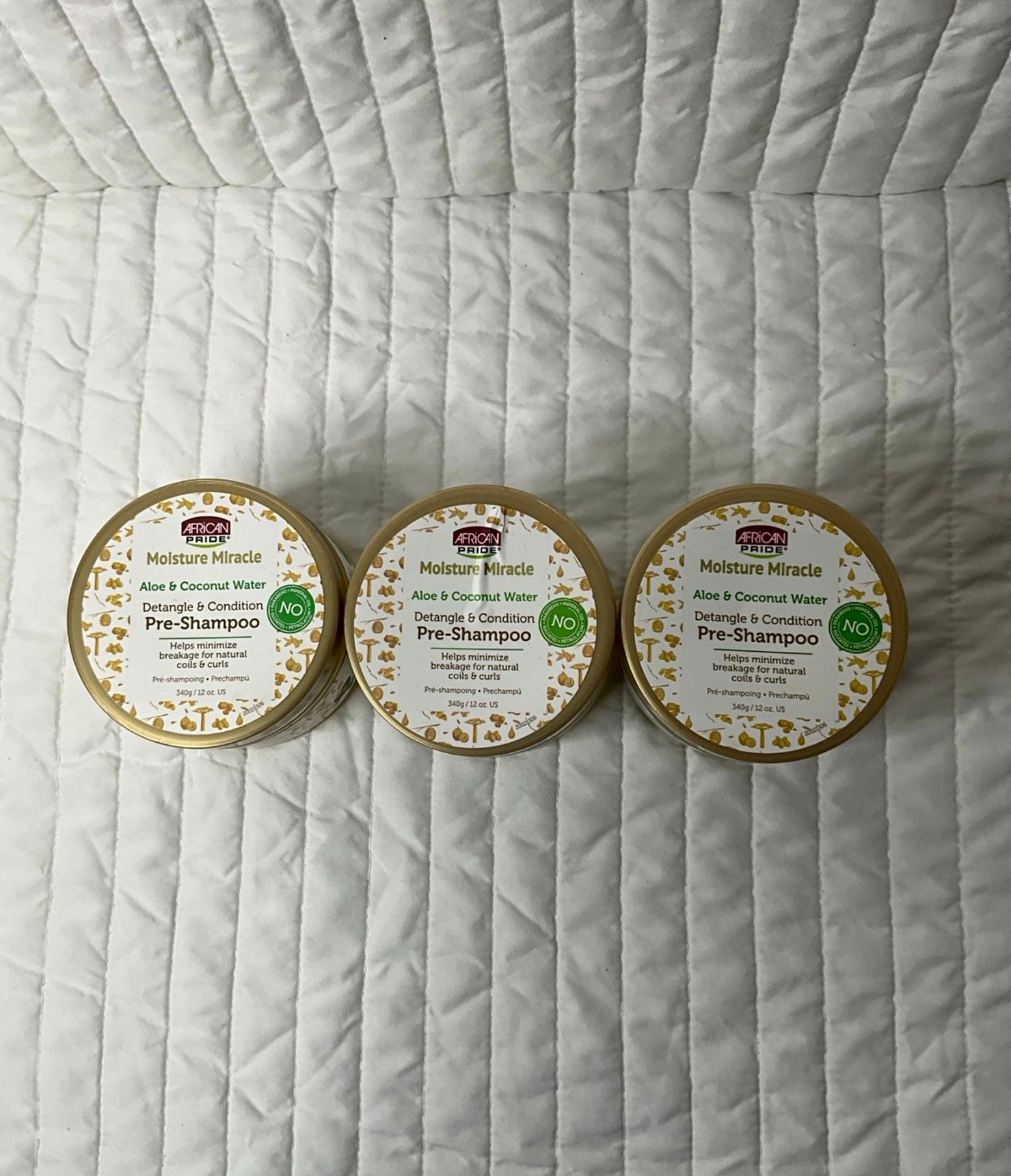 African pride Moisture miracle pre-shampoo bundle