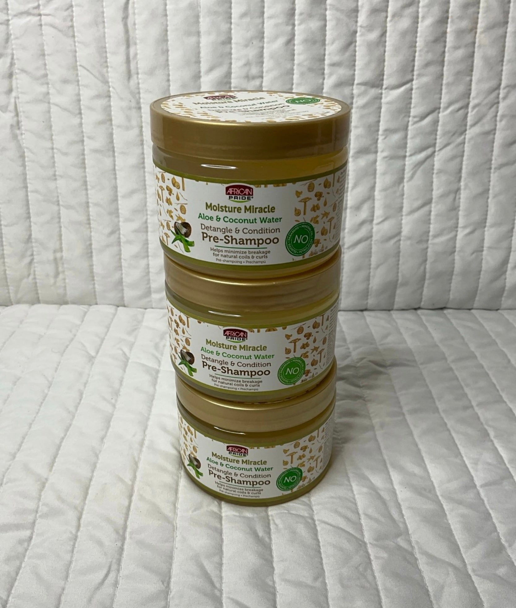African pride Moisture miracle pre-shampoo bundle