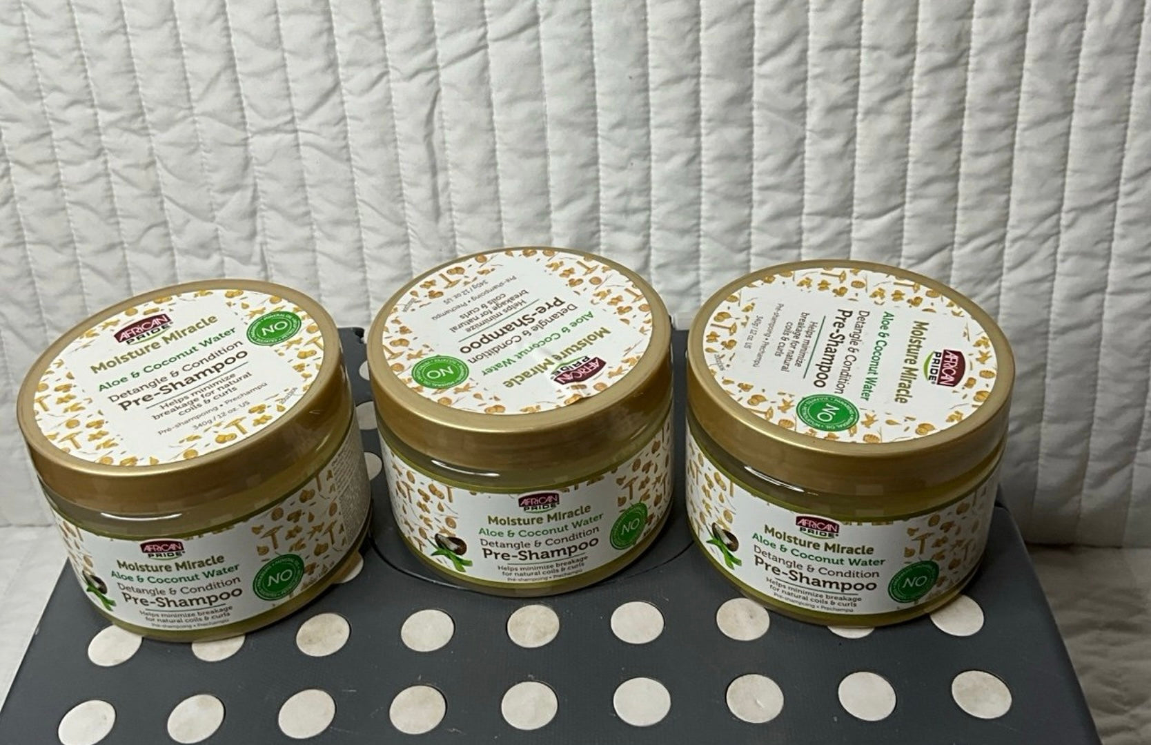 African pride Moisture miracle pre-shampoo bundle